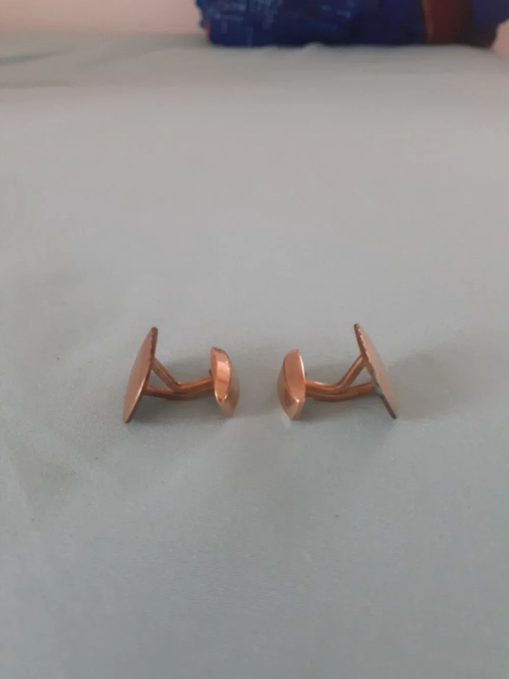 GR Men's Cufflinks Gold color